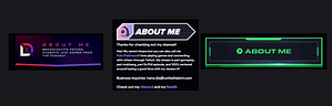 about me twitch panel cover